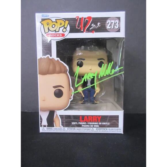 Larry Mullen Jr U2 ZooTV Signed Funko Pop SSC COA 🔥 - Picture 1 of 2